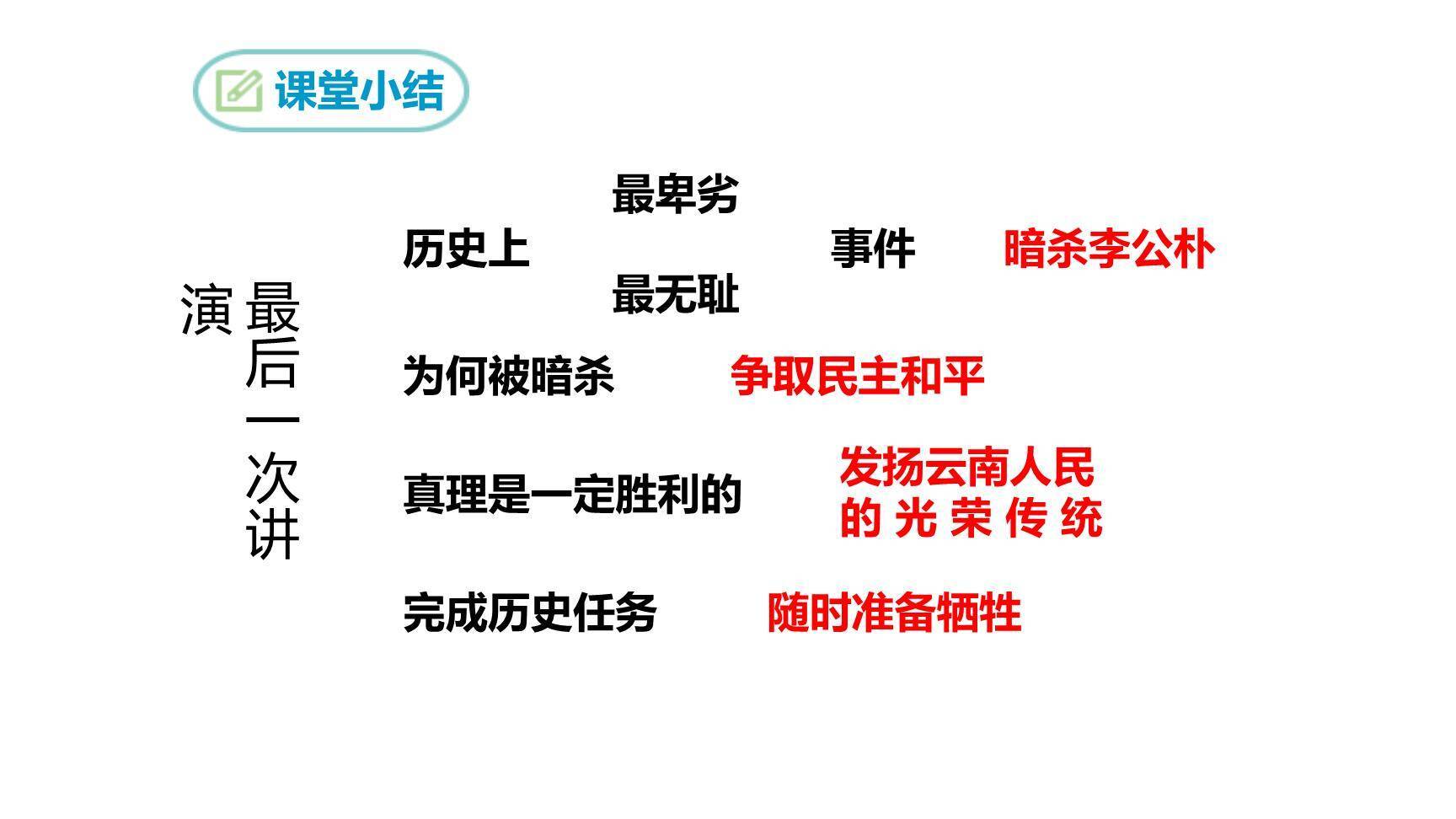 最后一次讲演PPT课件64