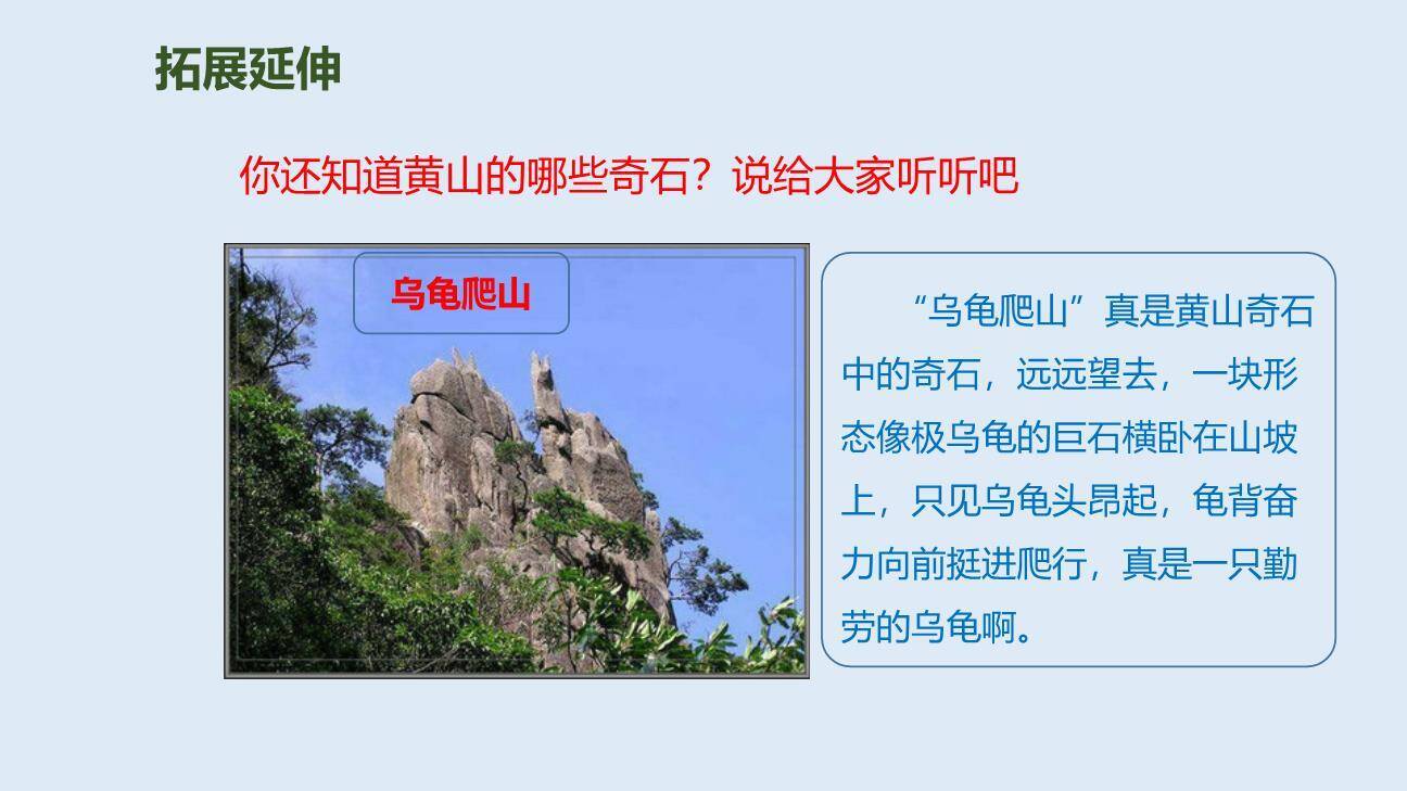 黄山奇石PPT课件49