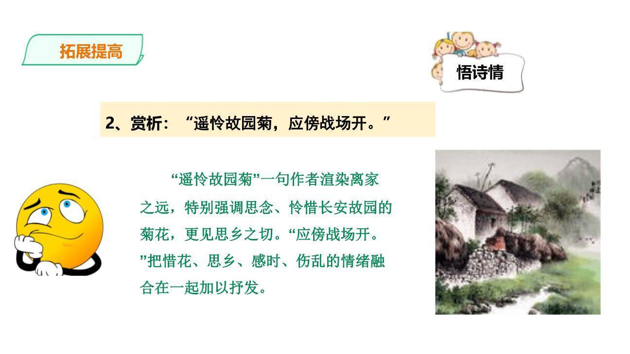 行军九日思长安故园PPT课件15