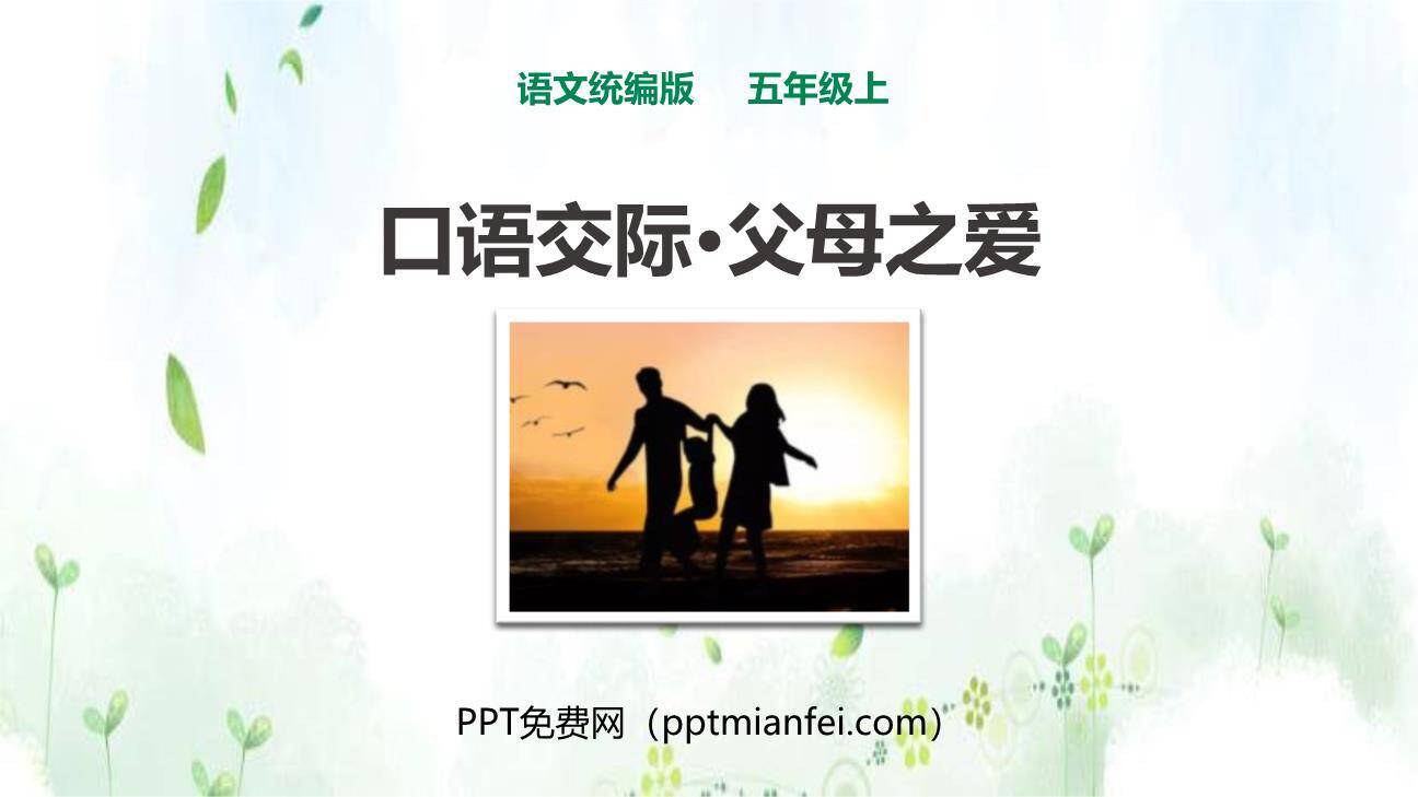 父母之爱PPT课件40