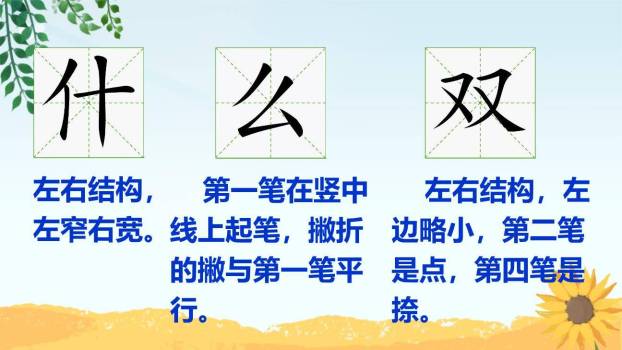 姓氏歌PPT课件88