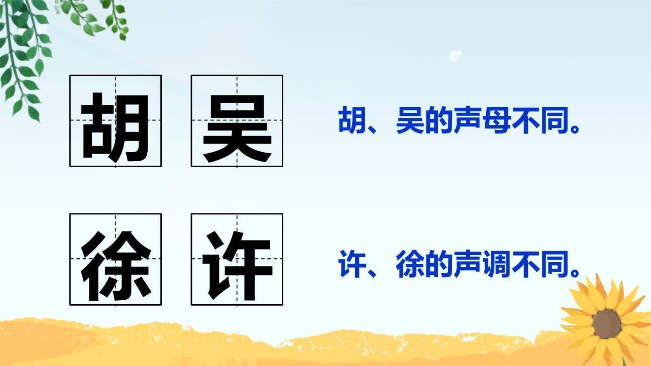 姓氏歌PPT课件81