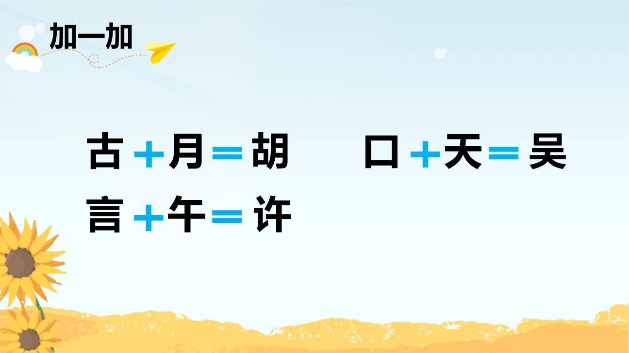 姓氏歌PPT课件82