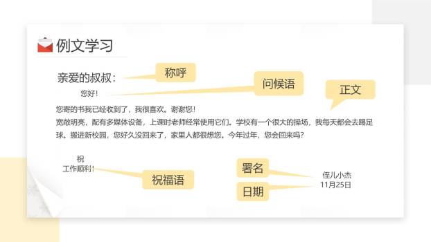 写信PPT课件68