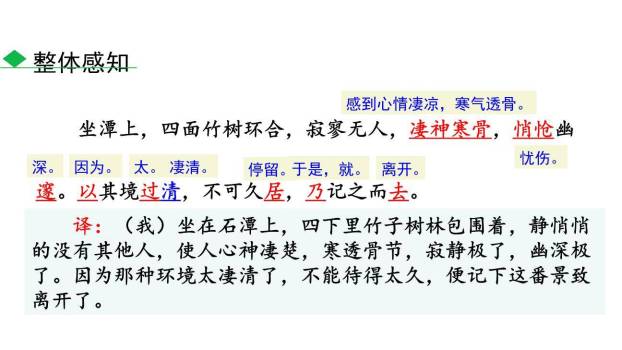 小石潭记PPT课件83