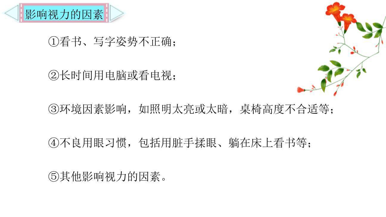 爱护眼睛保护视力PPT课件37