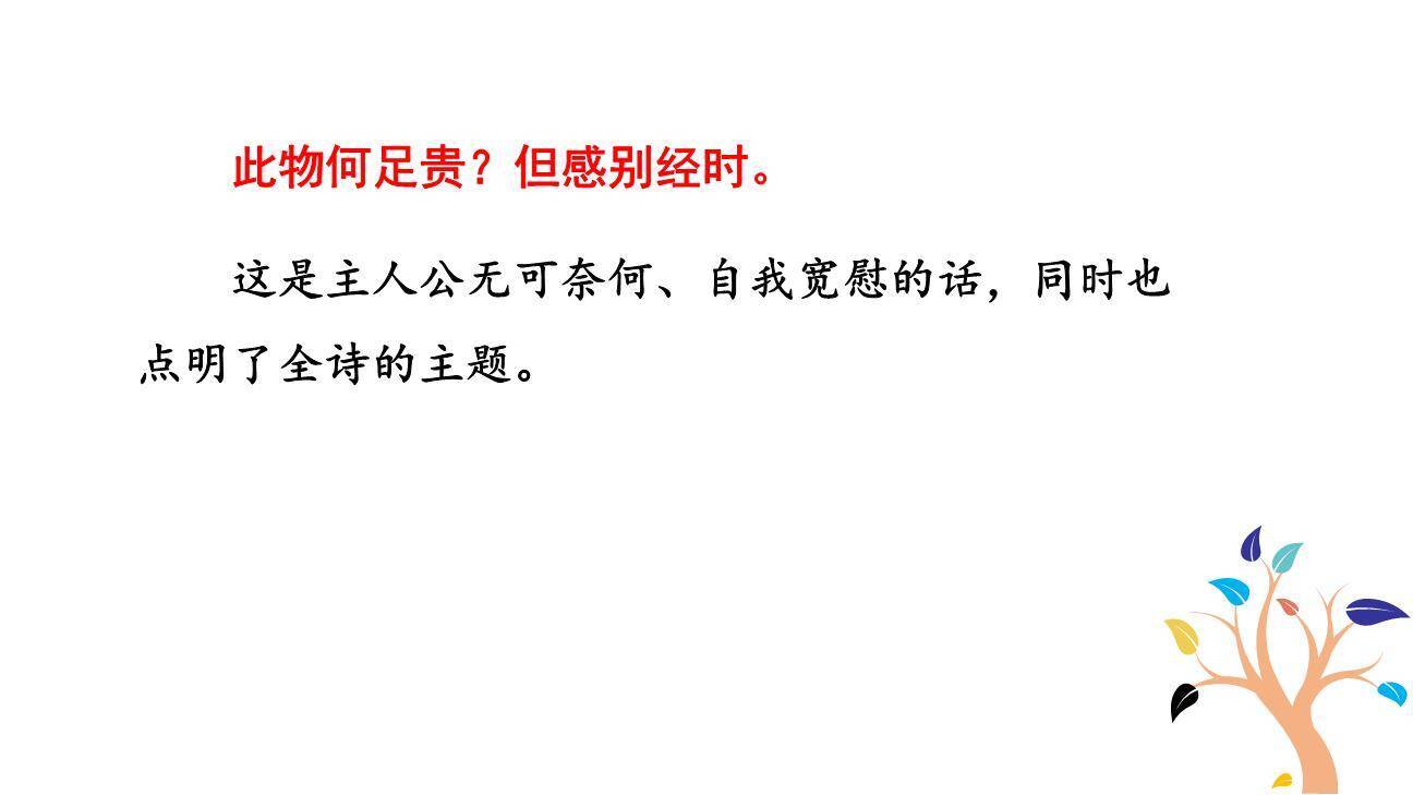 庭中有奇树PPT课件31