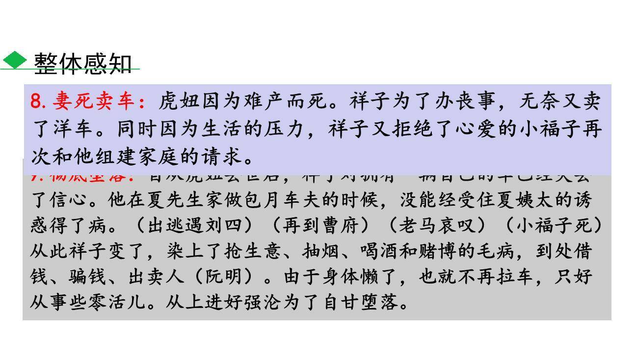 骆驼祥子：圈点与批注PPT课件48