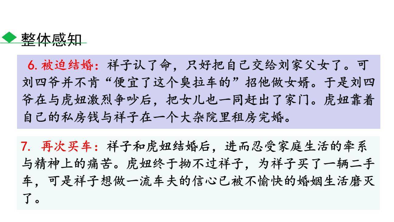 骆驼祥子：圈点与批注PPT课件47