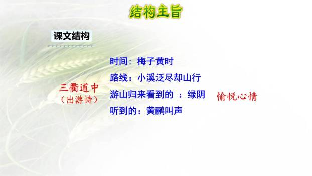 三衢道中PPT课件38