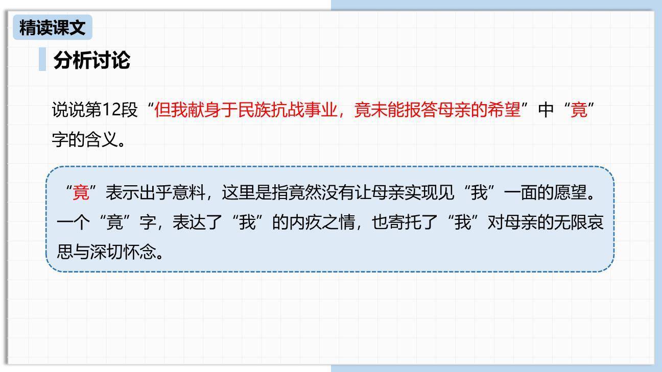 回忆我的母亲PPT课件43