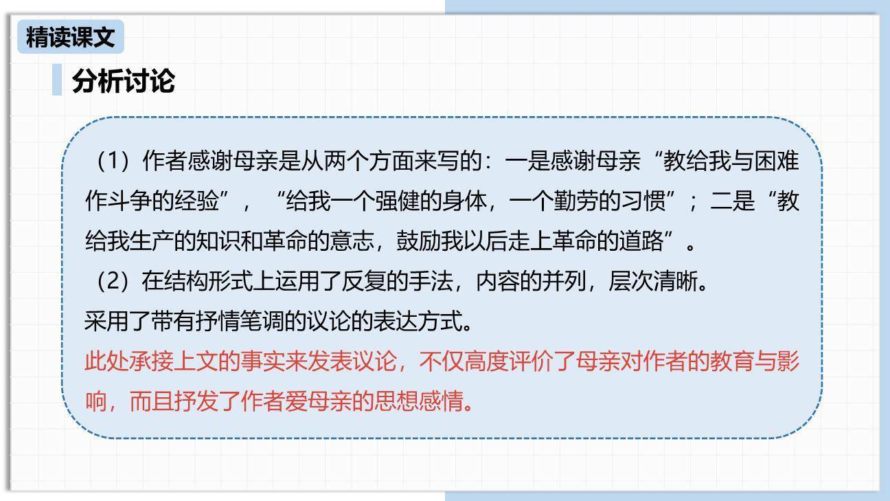 回忆我的母亲PPT课件46