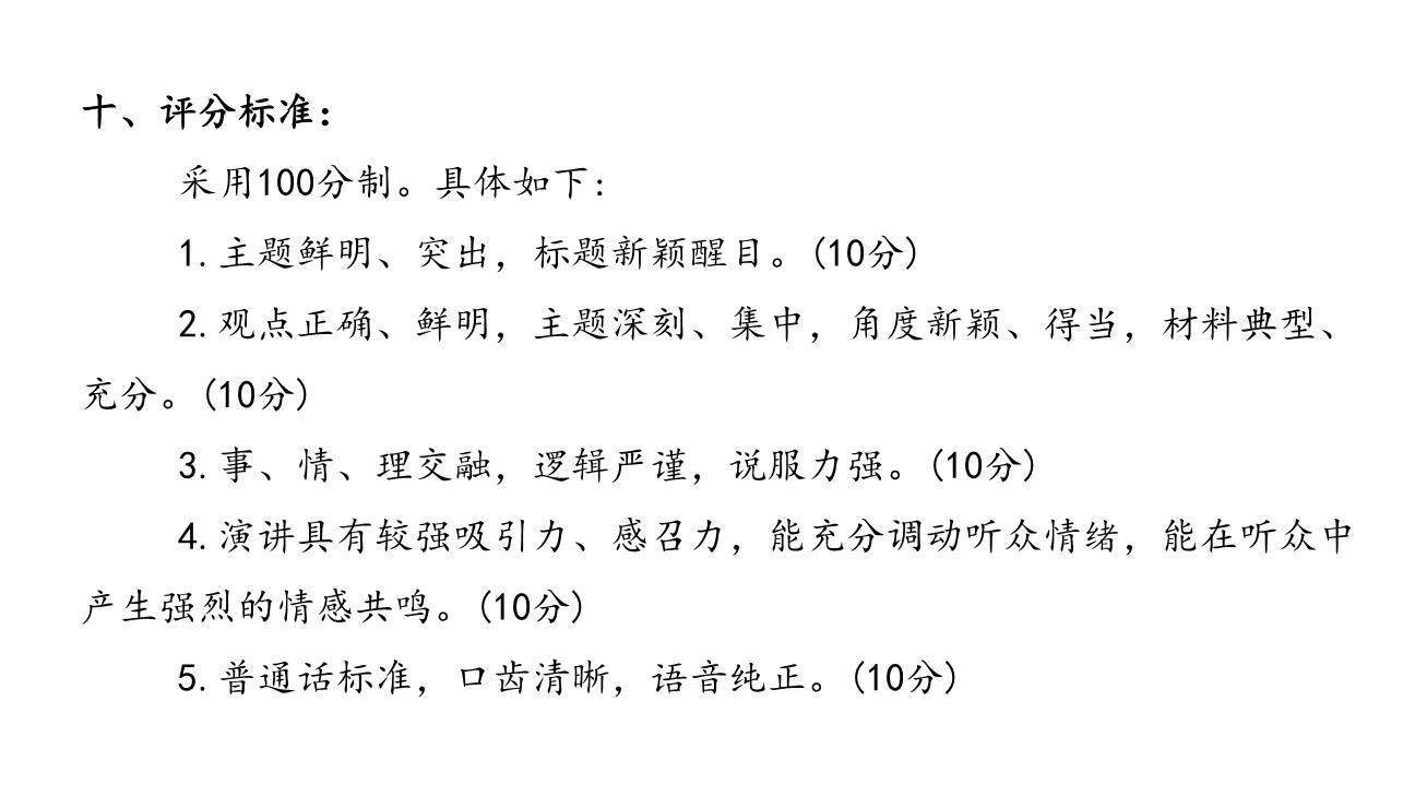 举办演讲比赛PPT课件21