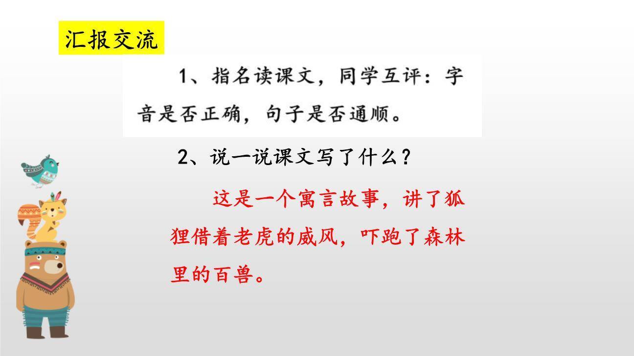 狐假虎威PPT课件28