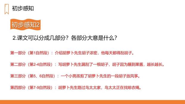 胡萝卜先生的长胡子PPT课件62