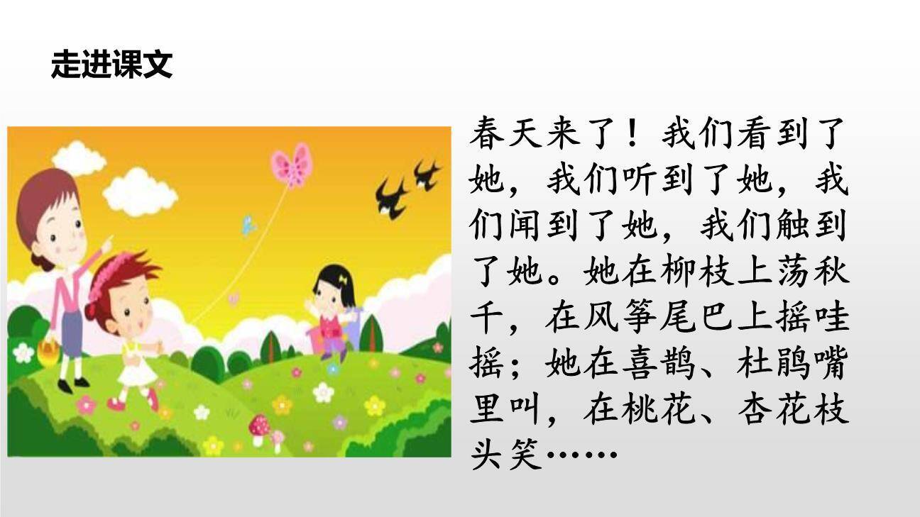 找春天PPT课件12
