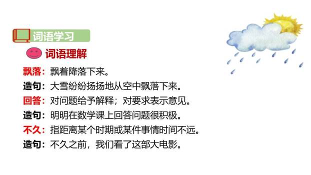雨点儿PPT课件75