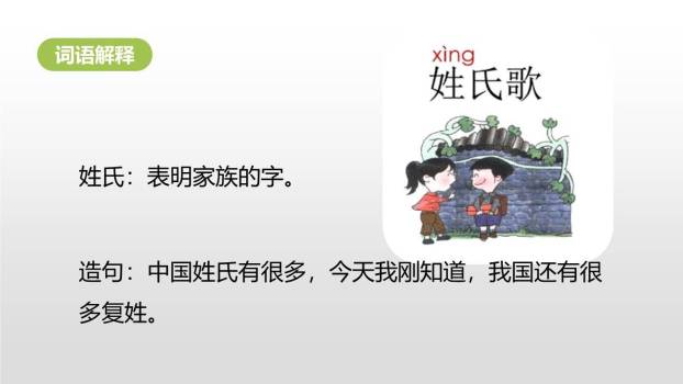 姓氏歌PPT课件56