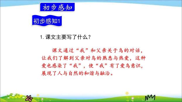 父亲树林和鸟PPT课件27