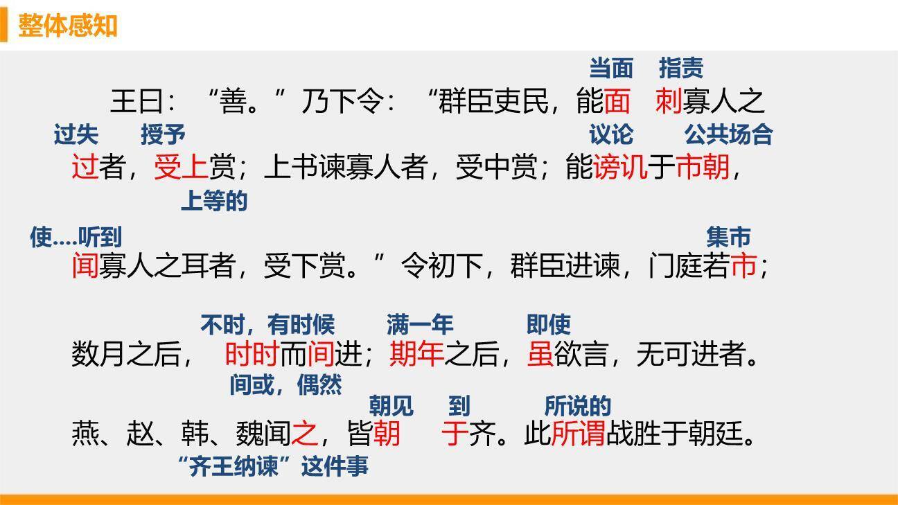 邹忌讽齐王纳谏PPT课件78