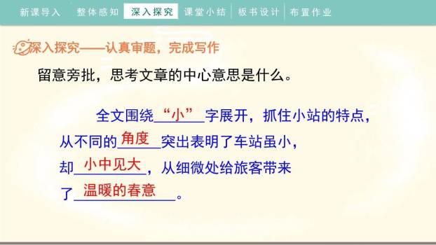 围绕中心意思写PPT课件66