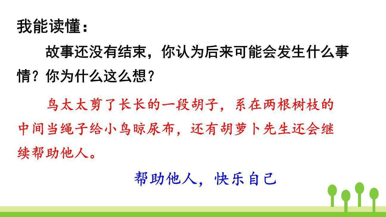 胡萝卜先生的长胡子PPT课件89