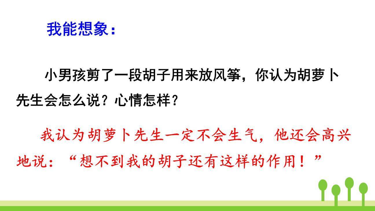 胡萝卜先生的长胡子PPT课件86