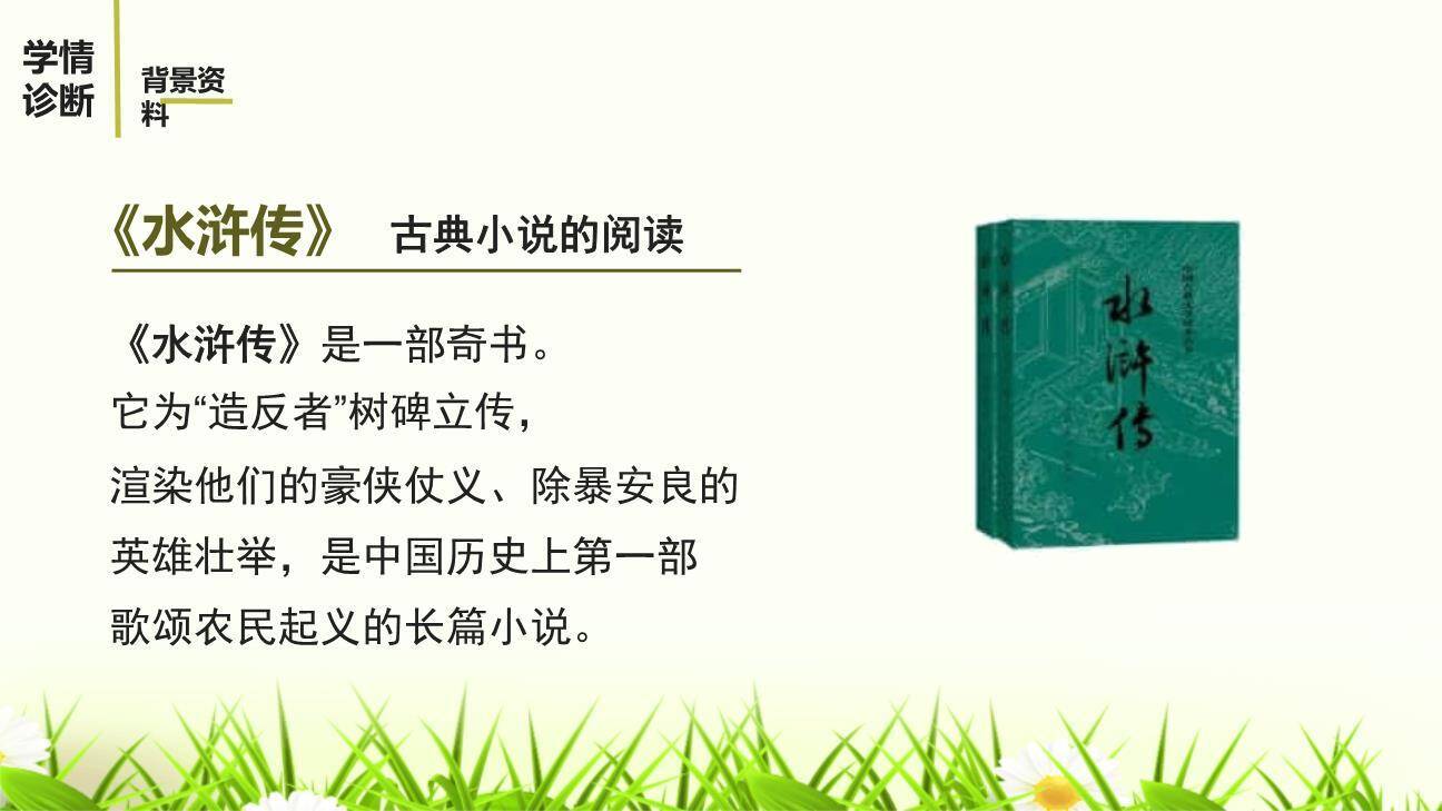 《水浒传》古典小说的阅读PPT课件38