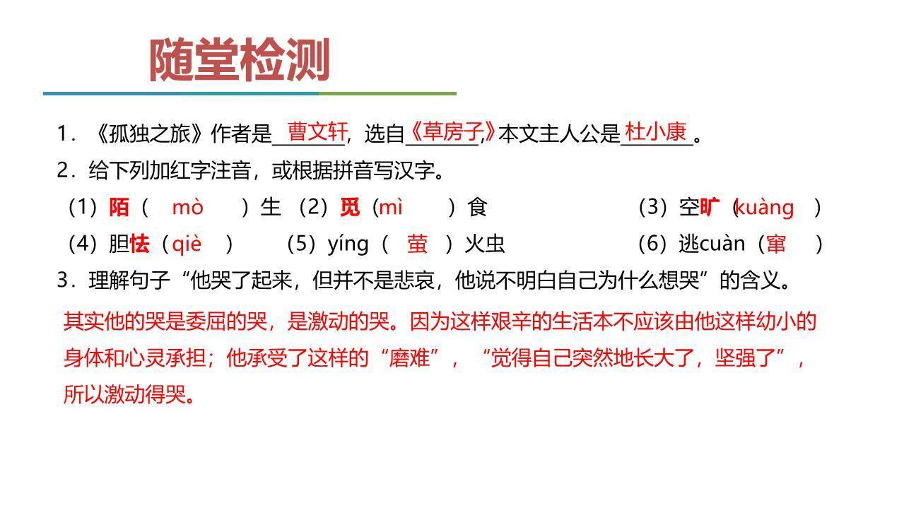 孤独之旅PPT课件36