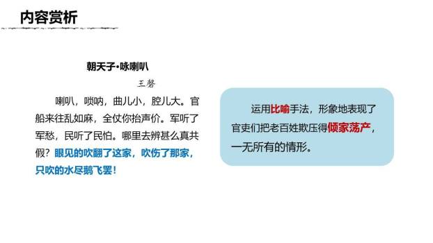 朝天子·咏喇叭PPT课件16