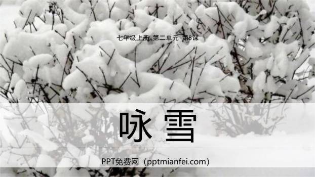 咏雪PPT课件30