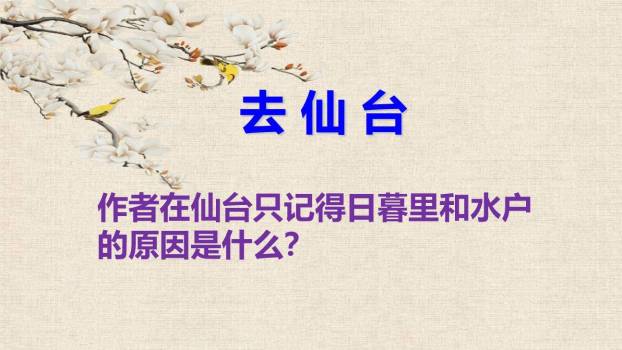 藤野先生PPT课件47