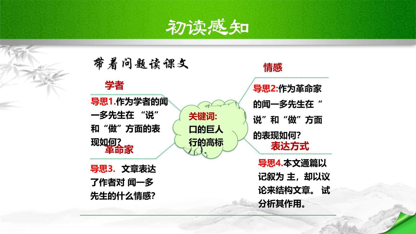 说和做：记闻一多先生的言行片段PPT课件78