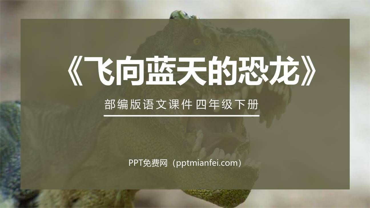 飞向蓝天的恐龙PPT课件20