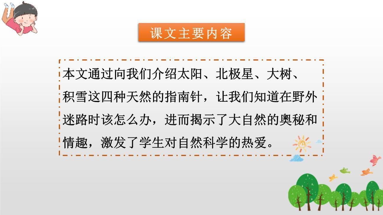 要是你在野外迷了路PPT课件37