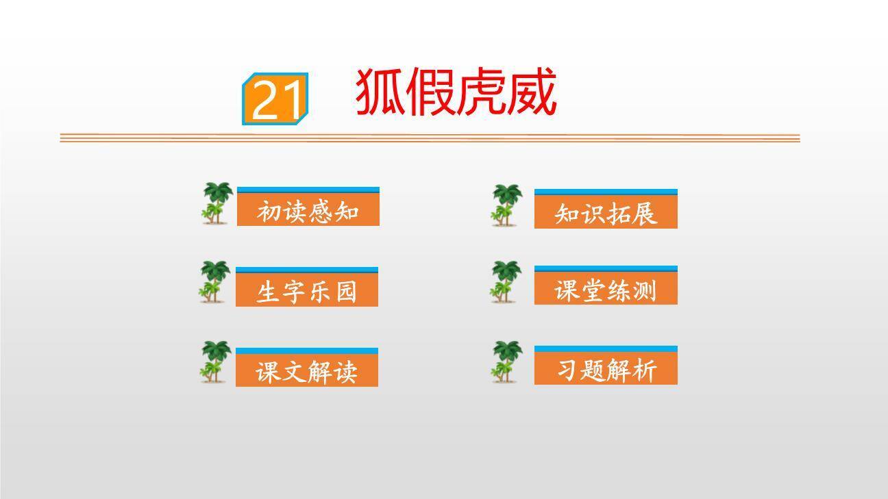 狐假虎威PPT课件60