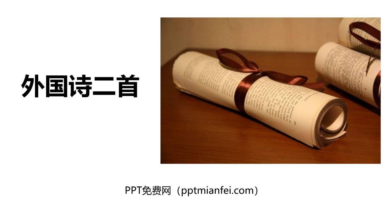 外国诗二首PPT课件50