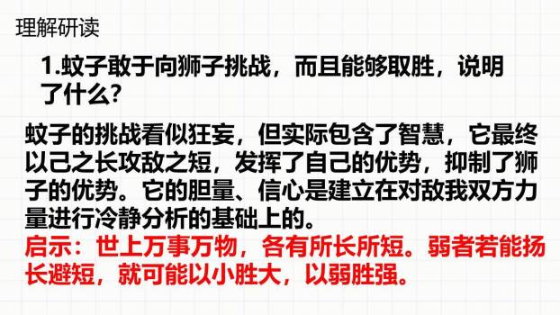 蚊子和狮子PPT课件18