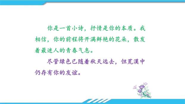 岁月如歌，我们的初中生活PPT课件28