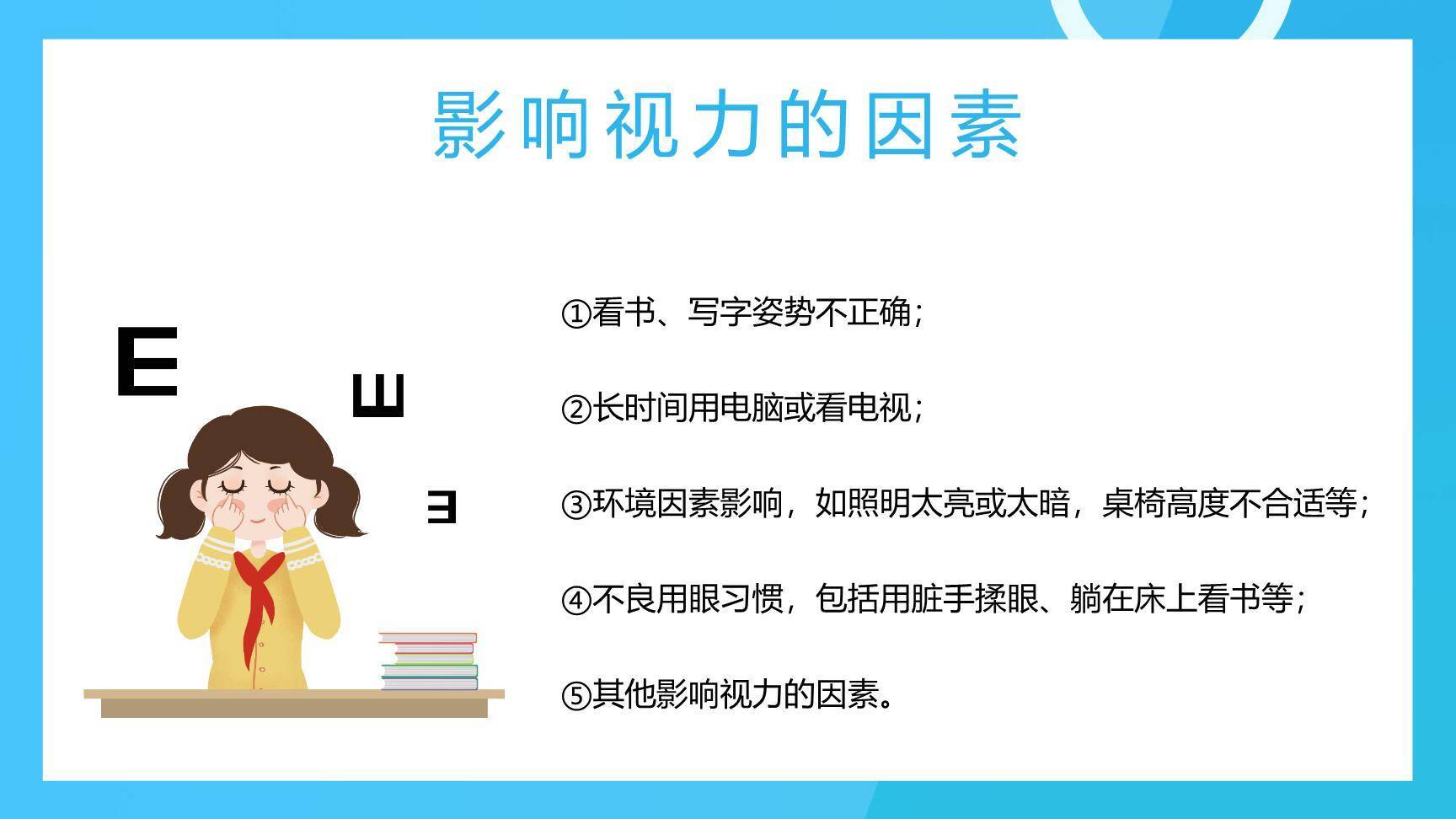 爱护眼睛保护视力PPT课件47