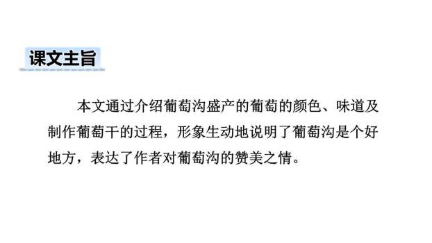 葡萄沟PPT课件16