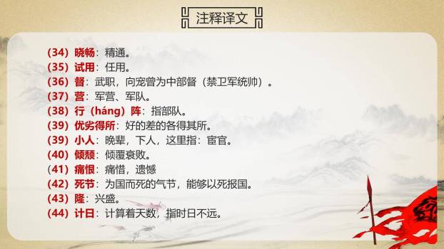 出师表PPT课件22