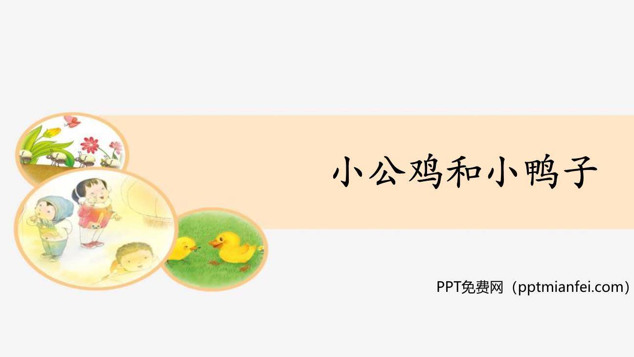 小公鸡和小鸭子PPT课件30