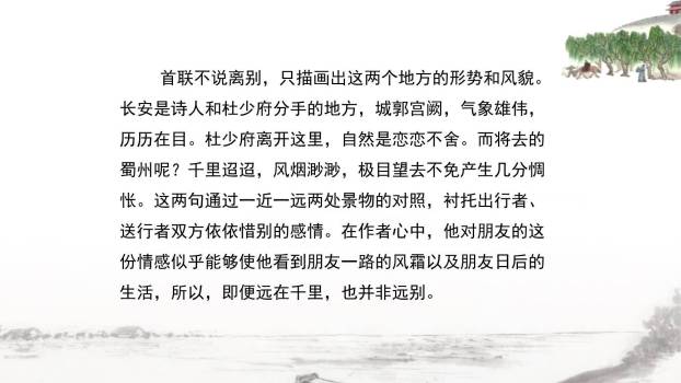 送杜少府之任蜀州PPT课件23