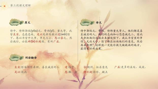 出师表PPT课件101