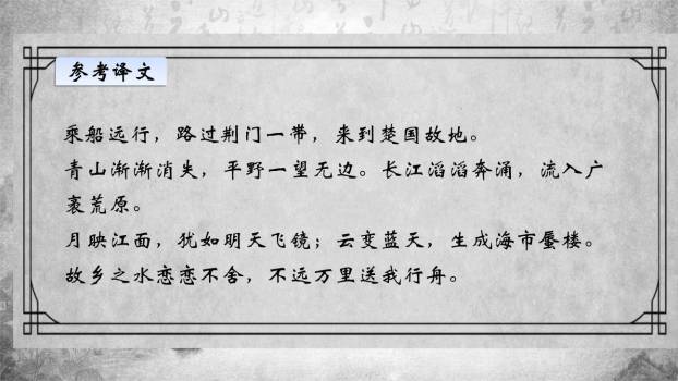 渡荆门送别PPT课件13