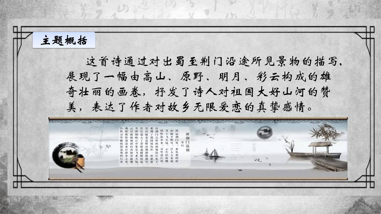 渡荆门送别PPT课件16