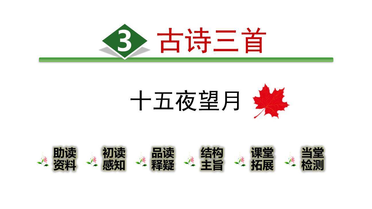 十五夜望月PPT课件10