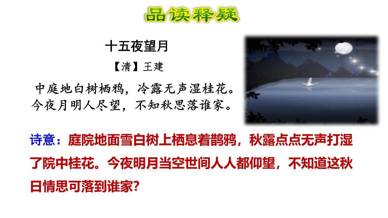 十五夜望月PPT课件12