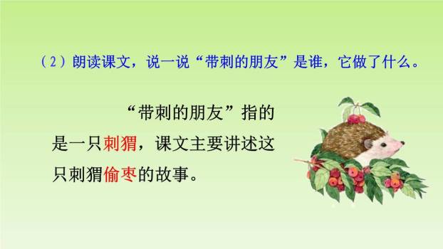 带刺的朋友PPT课件84